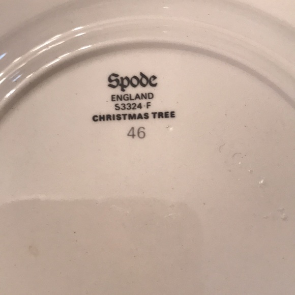 Spode 6.5” cake plates. Set of 5 only. Sorry no box. - Picture 2 of 3